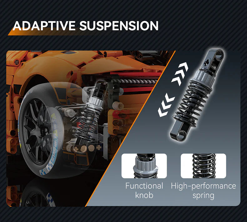 CaDA Mercedes-AMG GT3 1:8 5466 Pieces Brick Model Kit C64008W