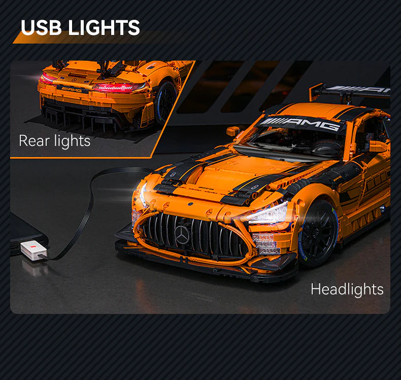 CaDA Master Mercedes-AMG GT3 1:8 5466 Pieces Brick Model Kit C64008W