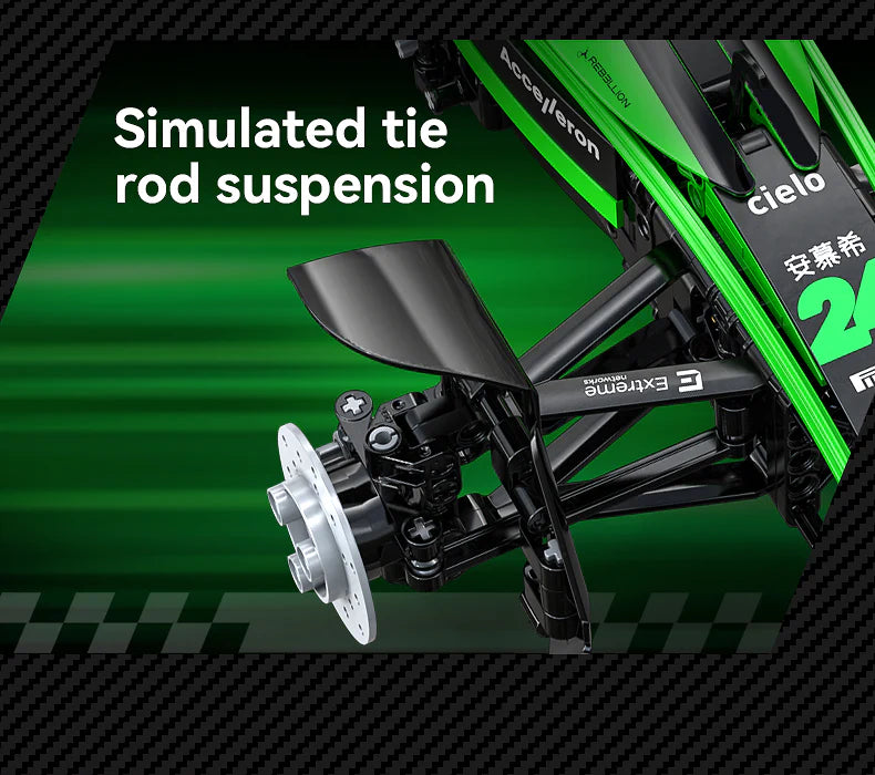 CaDA Kick Sauber F1 Team C44 (2024) 1:8 2553 Pieces Brick Model Kit C64010W