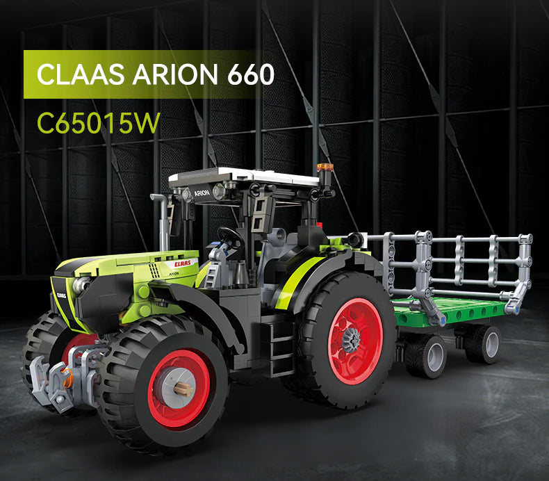 CaDA CLAAS Arion 660 Farm Tractor 448 Pieces Brick Model Kit C65015W