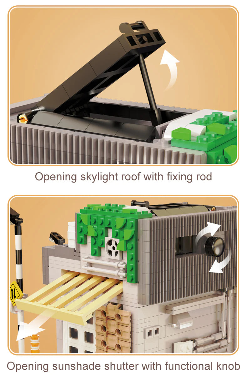 CaDA Japanese Summer Coffee House 1116 pcs Brick Model Kit C66007W