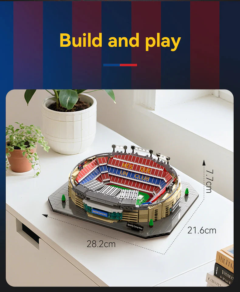 CaDA FC Barcelona Camp Nou Stadium 728 pcs Brick Model Kit C66023W