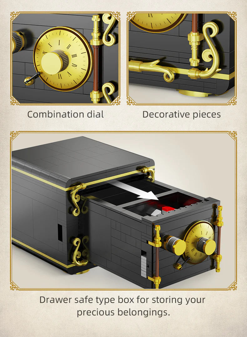 CaDA Master The Secret of Safe - Combination Safe 442 Pieces Brick Model Kit C71006W