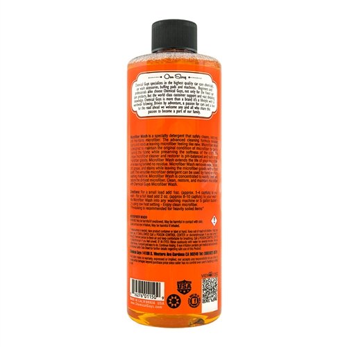 Chemical Guys Microfibre Wash Cleaning Detergent Concentrate
