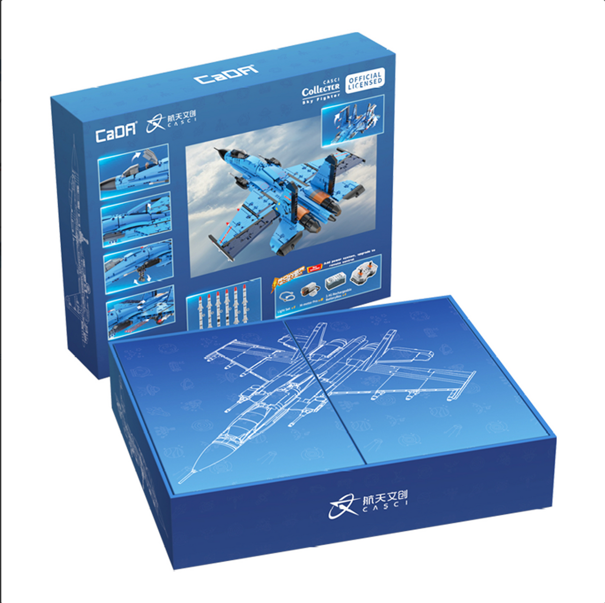 CaDA Casci Fighter Plane 1481 Pieces Brick Model Kit C56028W