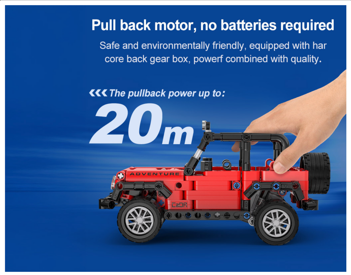 Car pull back motor information