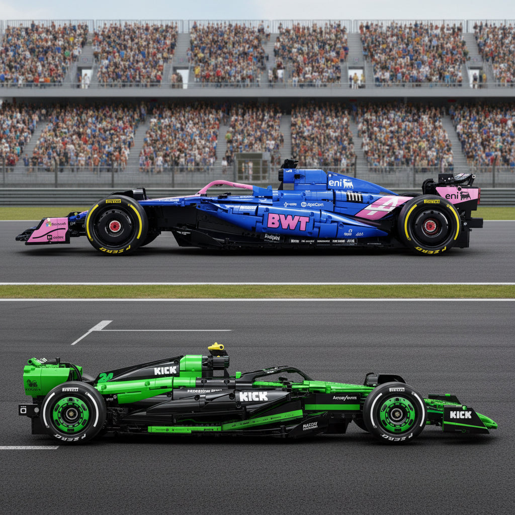 Ultimate F1 Bundle - CaDA BWT Alpine A525 and Kick Sauber C44 1:8