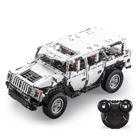 Front angled view with controller