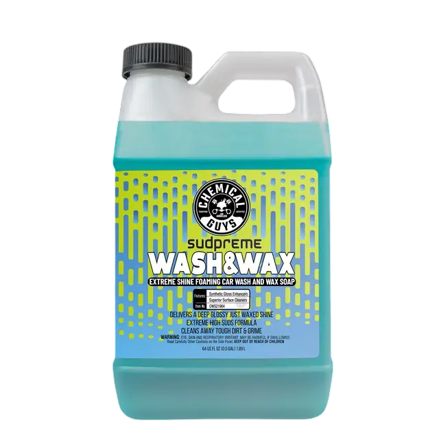 Chemical Guys Sudpreme Wash & Wax - High-Foam Car Wash with Carnauba Wax 64oz