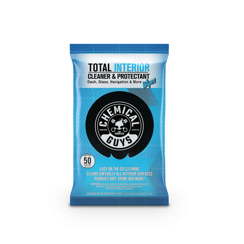 Convenient Packet with 50 wipes inside.