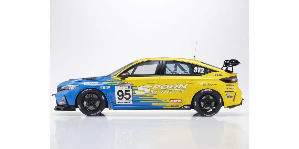 Kyosho Samurai Collection Honda Civic (Fl5) 2024 Team Spoon #95 1:18 Scale KSR18067Y