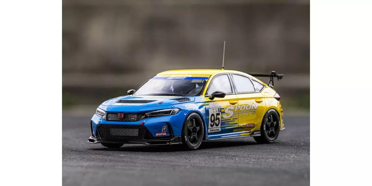 Kyosho Samurai Collection Honda Civic (Fl5) 2024 Team Spoon #95 1:18 Scale KSR18067Y