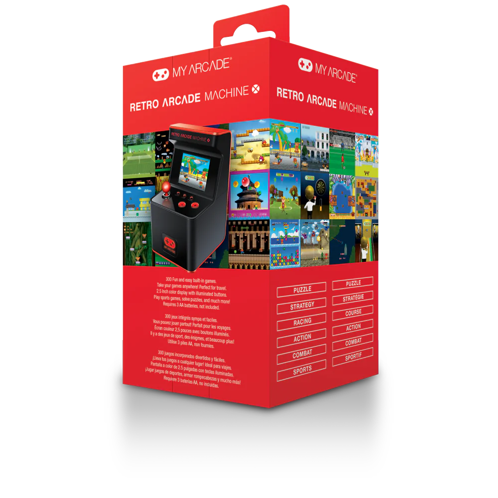 My Arcade Retro Arcade Machine X (300 Games In 1) - DGUNL2593