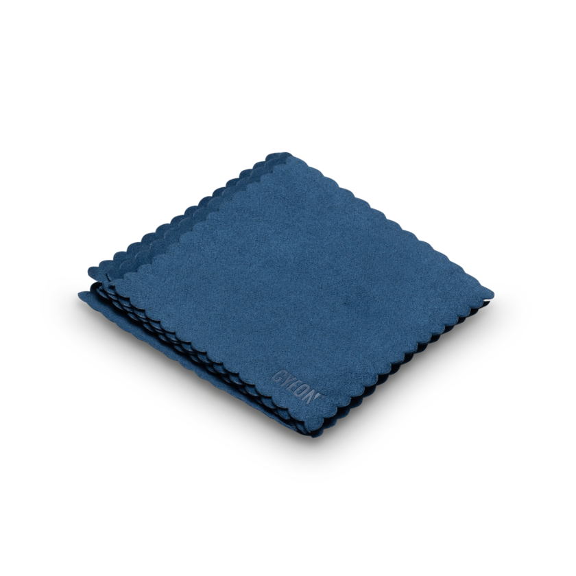Gyeon Q2M Accessories Suede EVO Microfibre Cloth. Pack of 10, 10 x 10cm