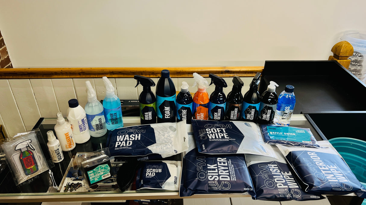 Quick Detailer + Black Night Scent + Tyre App Sm