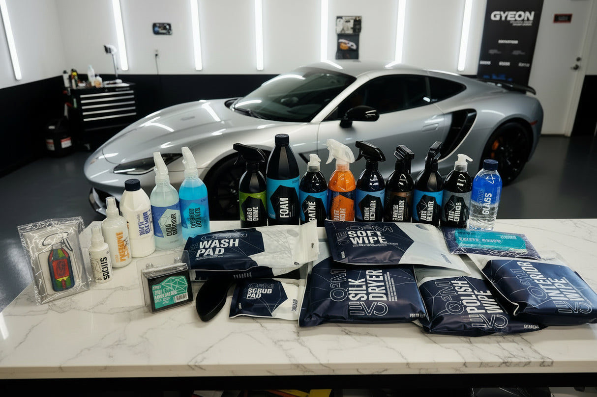 Quick Detailer + Black Night Scent + Tyre App Sm