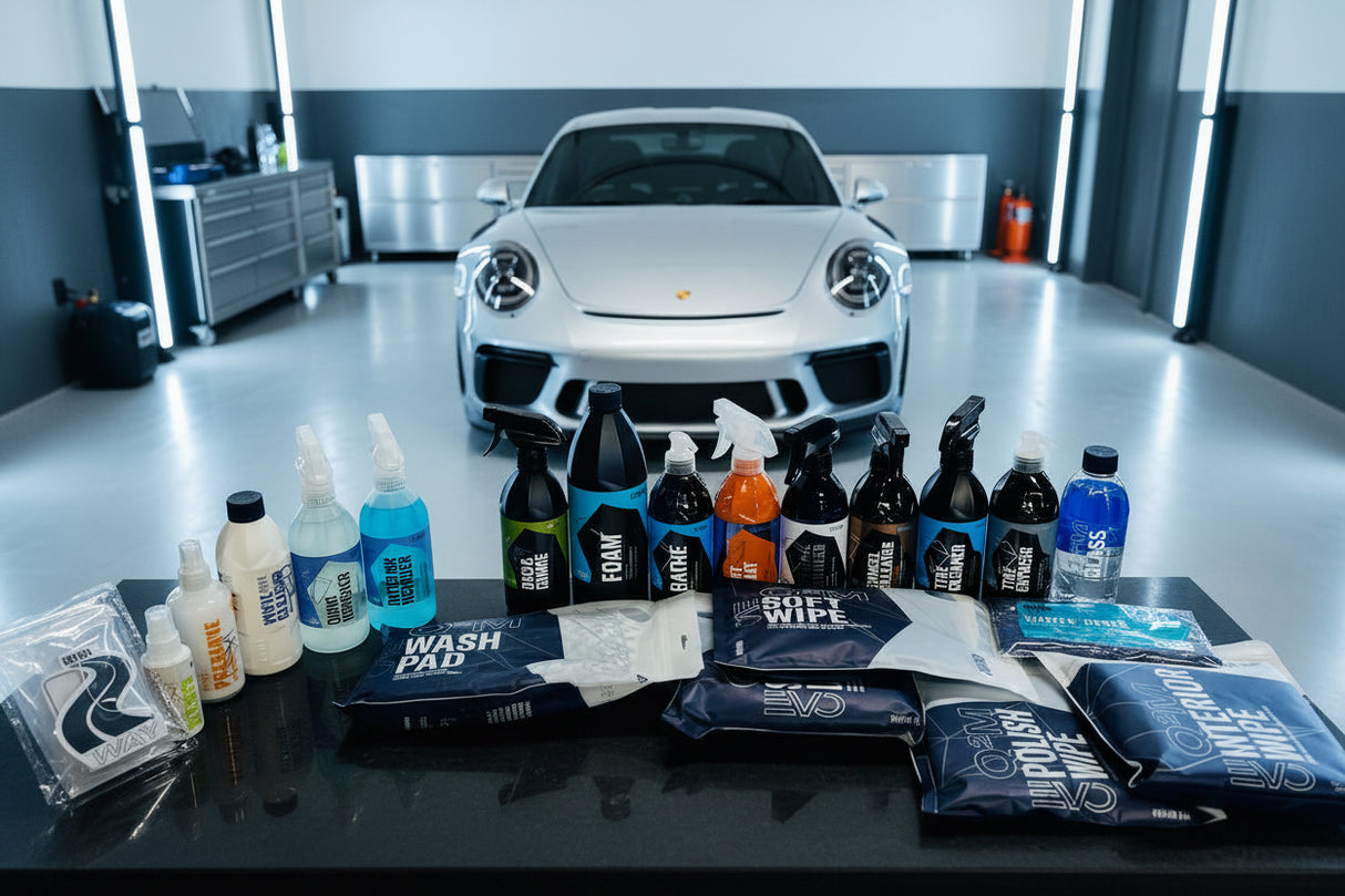 Ceramic Detailer + Citrus Scent + Tyre App Sm