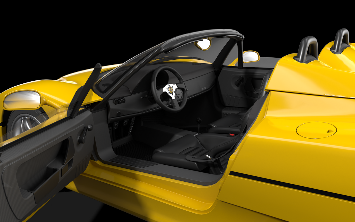 Pocher Ferrari F50 - Giallo Modena - 1:8 Scale Assembly Kit - HK63