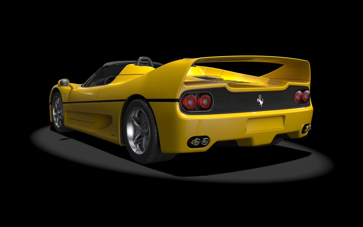 Pocher Ferrari F50 - Giallo Modena - 1:8 Scale Assembly Kit - HK63