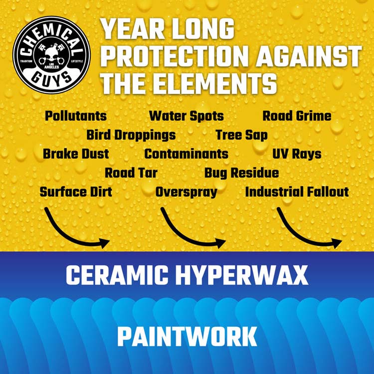 Chemical Guys Hydro Slick Ceramic Coating Hyper Wax - 16oz