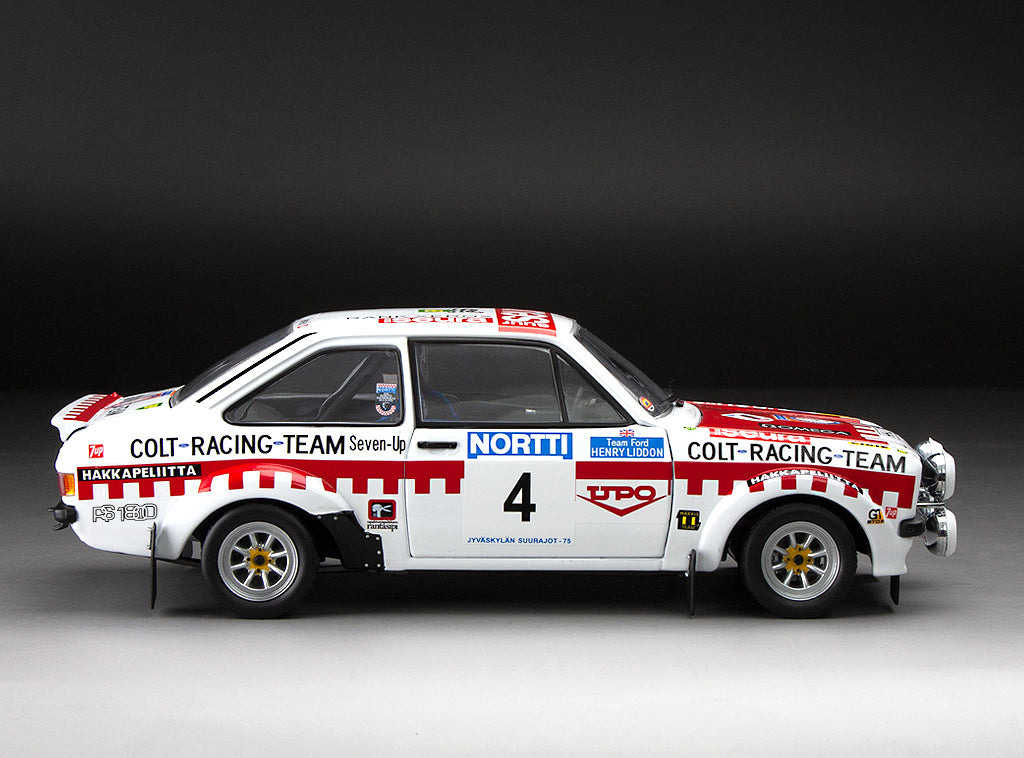 Sun Star Ford Escort MKII RS1800 – #4 T.Makinen/H.Liddon – 3rd 1975 1000 LAKES RALLY 1:18 - 4856 - New 2024