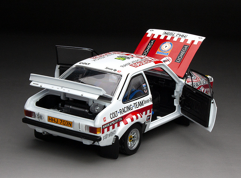 Sun Star Ford Escort MKII RS1800 – #4 T.Makinen/H.Liddon – 3rd 1975 1000 LAKES RALLY 1:18 - 4856 - New 2024