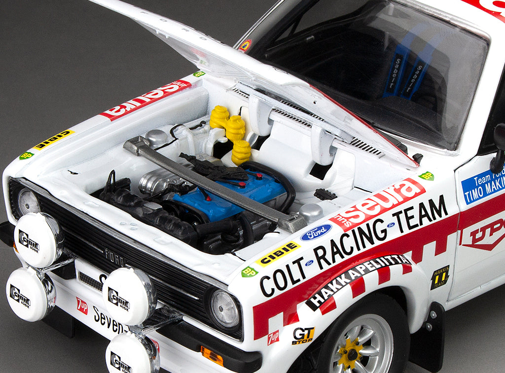 Sun Star Ford Escort MKII RS1800 – #4 T.Makinen/H.Liddon – 3rd 1975 1000 LAKES RALLY 1:18 - 4856 - New 2024