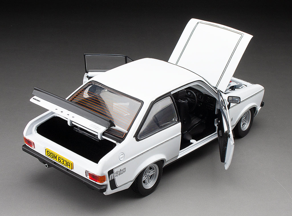 Sun Star Ford Escort MKII RS Mexico Diamond White 1976 RHD – 1:18 - 4633R - New 2024
