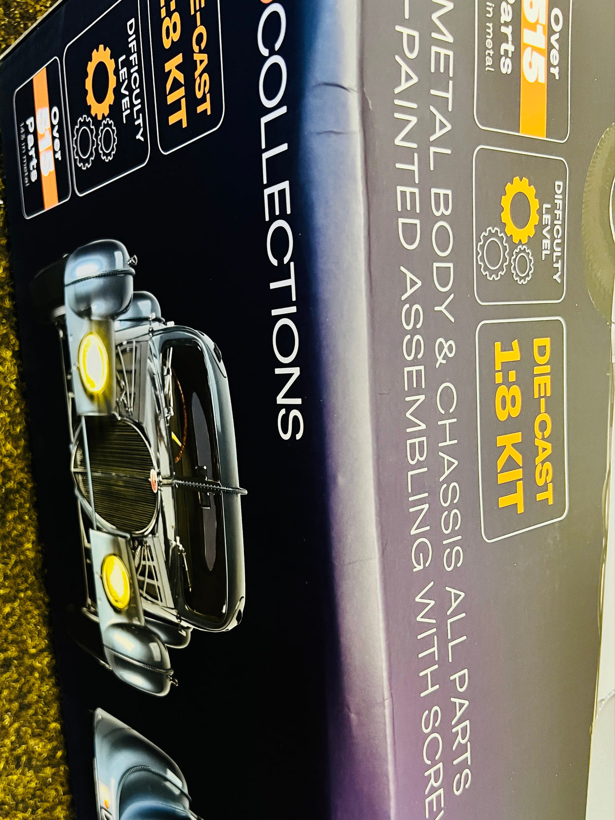 IXO Collections Bugatti SC57 Atlantic - Damaged Box - 1:8 Scale Metal and Plastic Full Kit IXC.BGA.FK