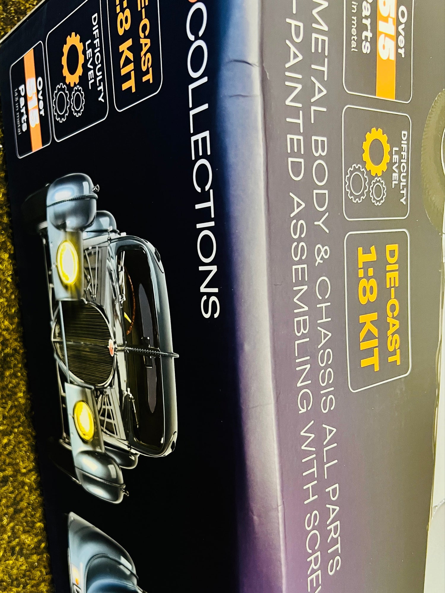 IXO Collections Bugatti SC57 Atlantic - Damaged Box - 1:8 Scale Metal and Plastic Full Kit IXC.BGA.FK