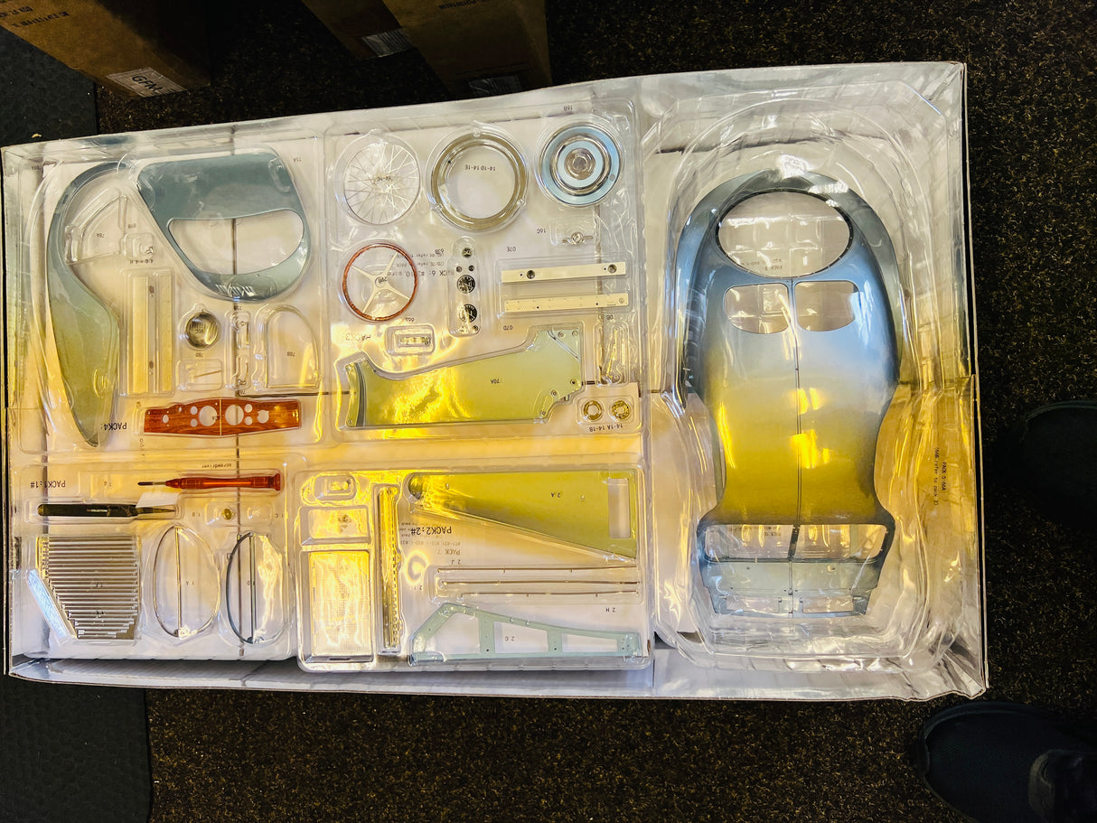 IXO Collections Bugatti SC57 Atlantic - Damaged Box - 1:8 Scale Metal and Plastic Full Kit IXC.BGA.FK