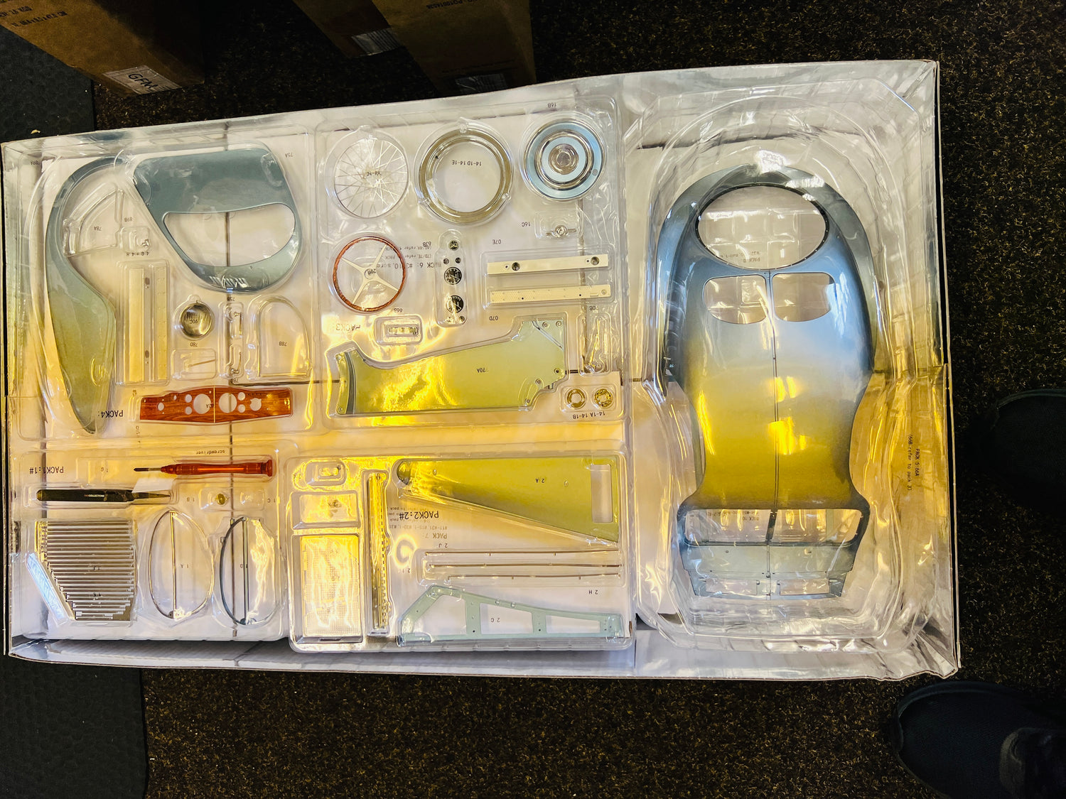 IXO Collections Bugatti SC57 Atlantic - Damaged Box - 1:8 Scale Metal and Plastic Full Kit IXC.BGA.FK