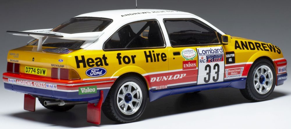 IXO Ford Sierra RS Cosworth #33 R. Brookes & N. Wilson Lombard RAC Rally 1989 1:18 18RMC115.22