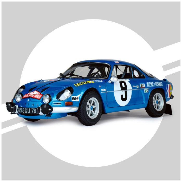 IXO Collections Alpine A110 1600S Rally 1:8 Scale Metal and Plastic Full Kit IXC.ALP.FK