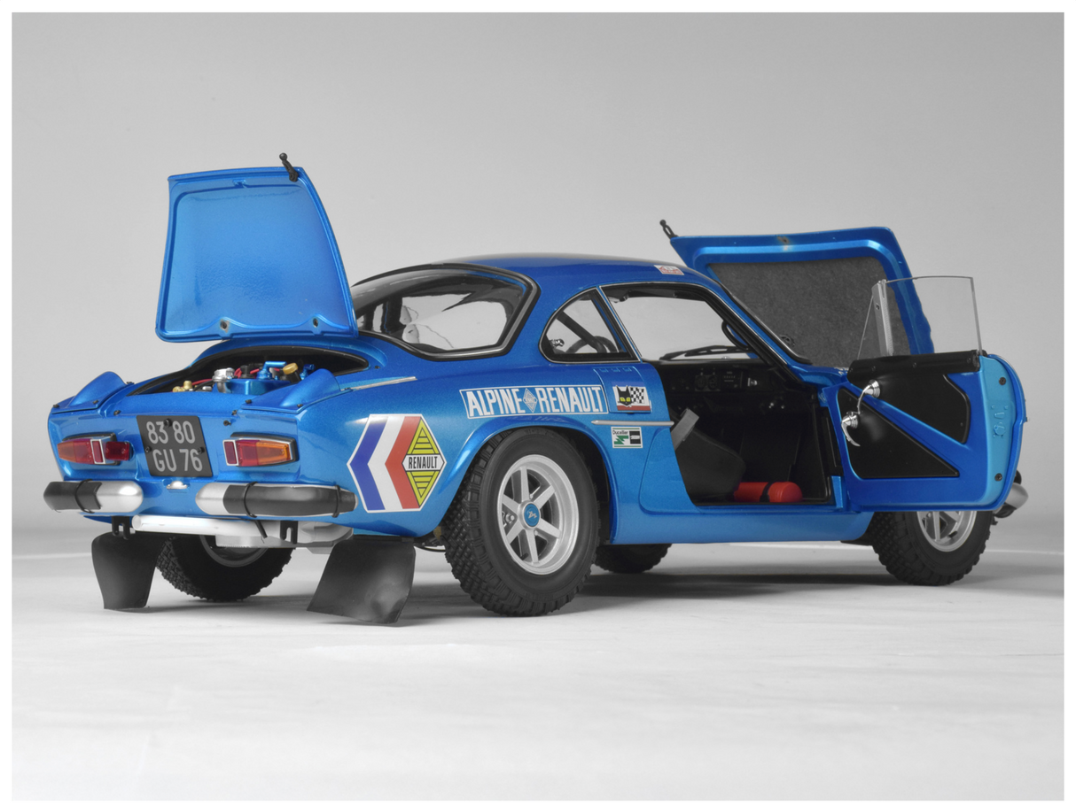 Rear angled shot showing Bonnet, Doors & Boot open