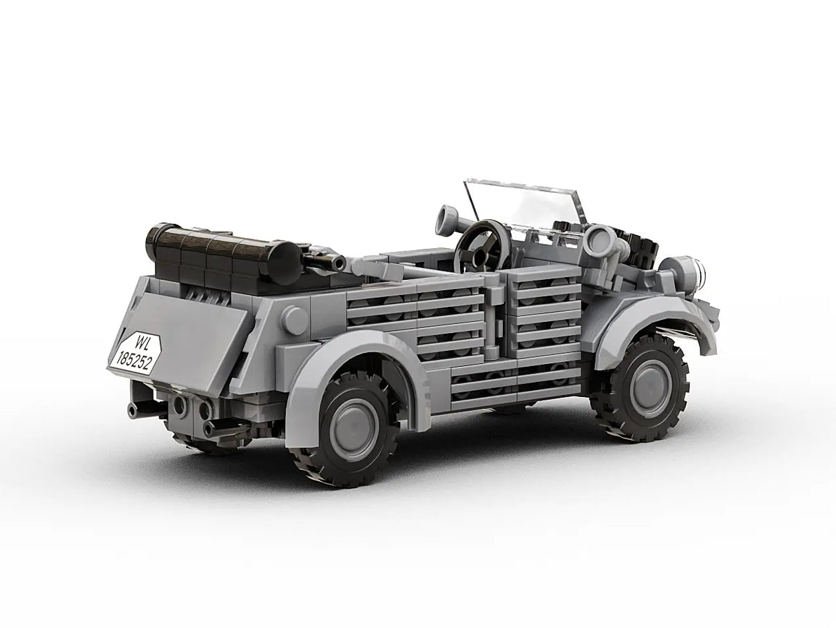 Build Army WW2 Kubelwagen Car - German Utility Vehicle - 1:33 Scale 178 Pieces - BA0005