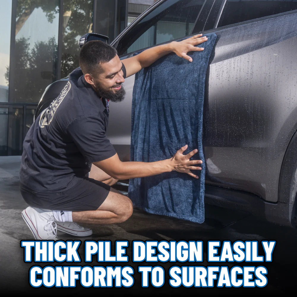 Chemical Guys Megalodon Twisted Loop Microfibre Drying Towel 24" x 36"