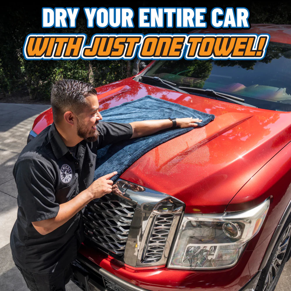 Chemical Guys Megalodon Twisted Loop Microfibre Drying Towel 24" x 36"