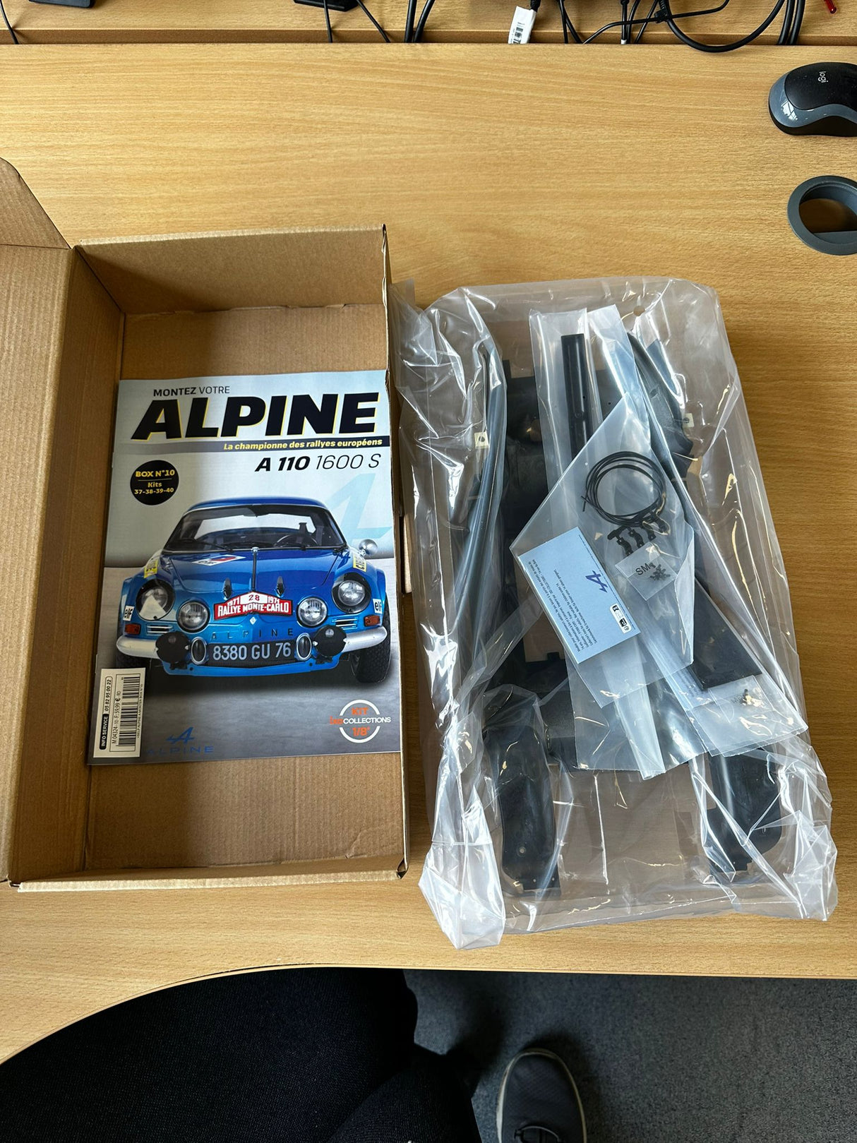 IXO Collections Alpine A110 1600S Rally 1:8 Scale Metal and Plastic Full Kit IXC.ALP.FK