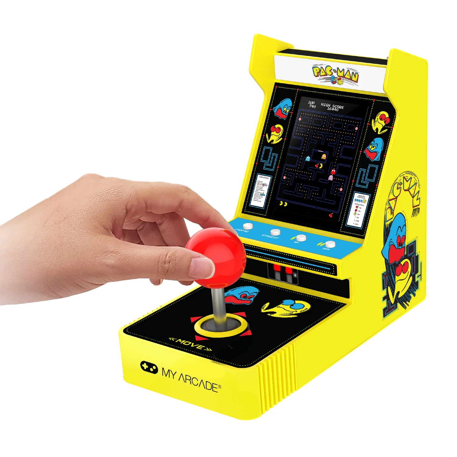 My Arcade Pac-Man Joystick Player Portable Retro Arcade - DGUNL7073