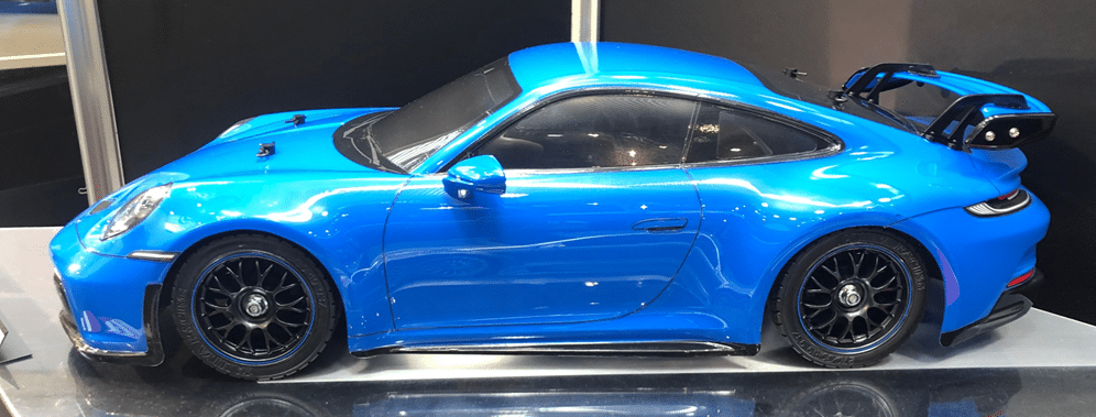 Tamiya RC Porsche 911 GT3 (992) - Pre Painted Body Blue Limited Edition - TT-02 - Item #47496