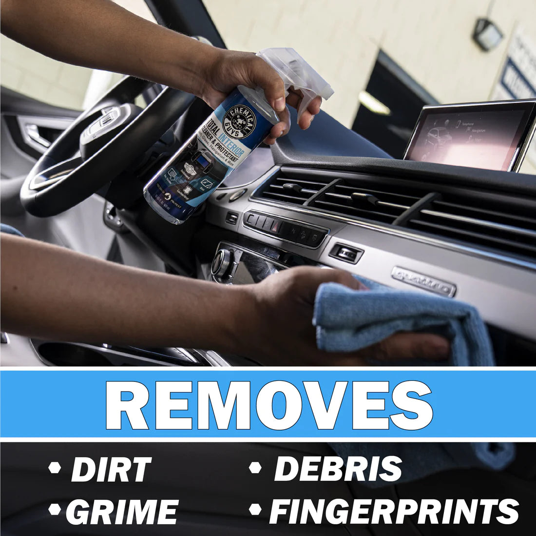 Chemical Guys Total Interior Cleaner & Protectant - New Car Smell - 16oz