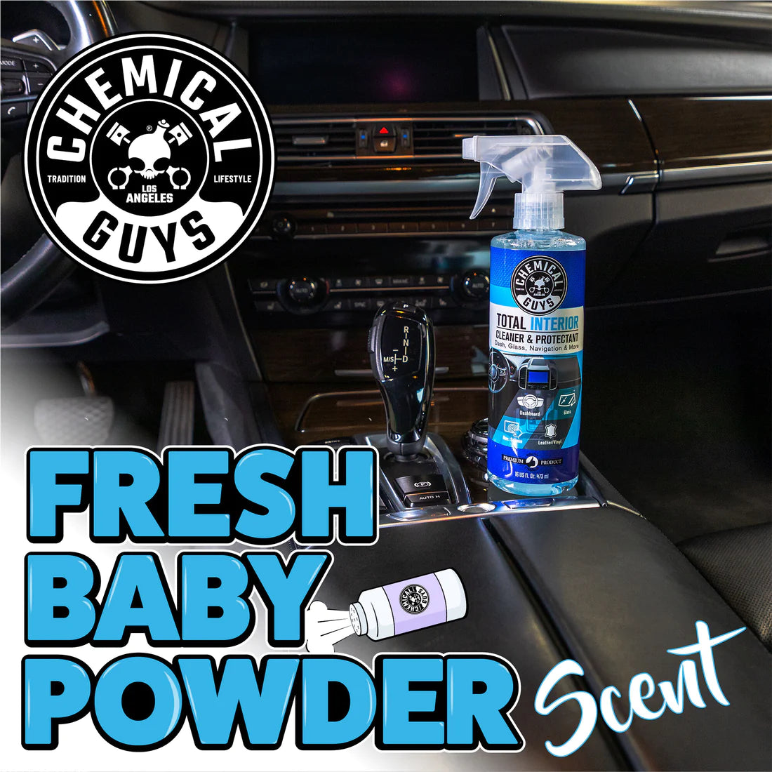 Chemical Guys Total Interior Cleaner & Protectant - New Car Smell - 16oz