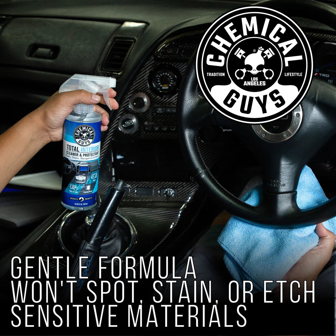 Chemical Guys Total Interior Cleaner & Protectant - New Car Smell - 16oz