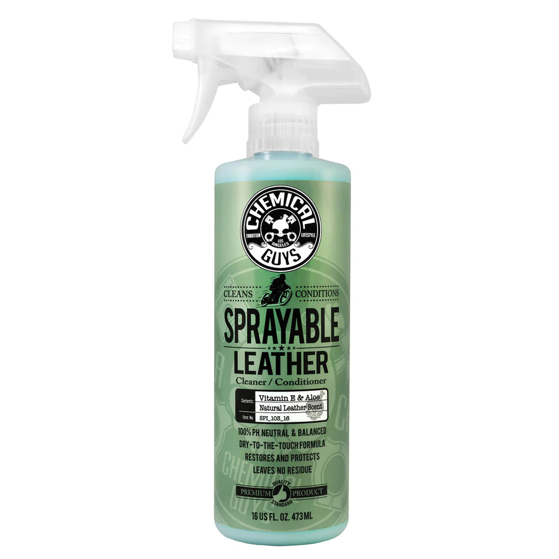 Chemical Guys Sprayable Leather, Cleaner and Conditioner In One - 16oz