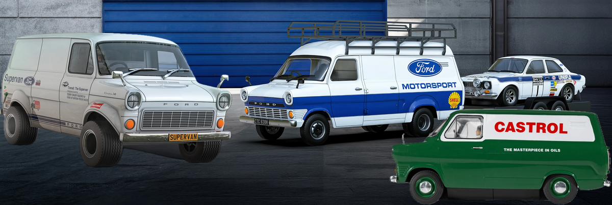 Scalextric Ford Transit Triple Pack C4649A, C4650, C4648