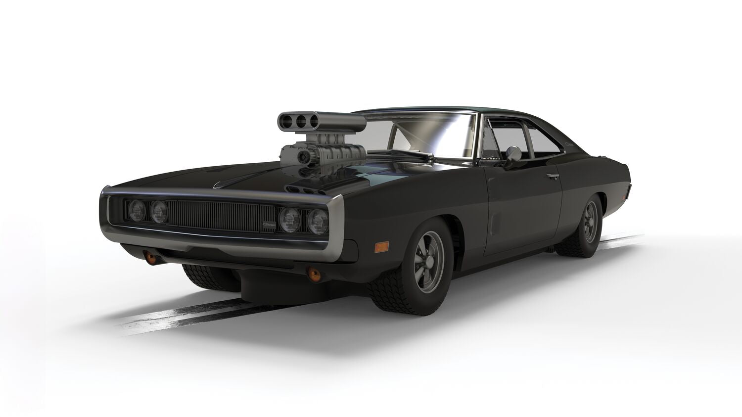 Dom's Dodge Charger from the Fast and the Furious Film Franchise is now a Scalextric Car! Slick-Shifts Hobby Products