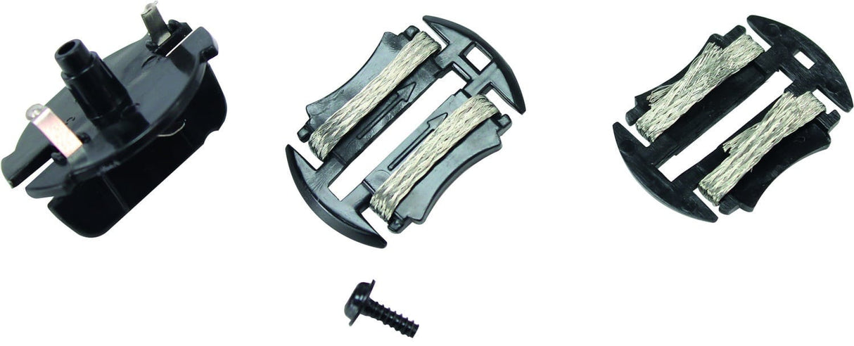 Scalextric Drift Guide Blade - 2 Braid Plates, 1 Screw C8330