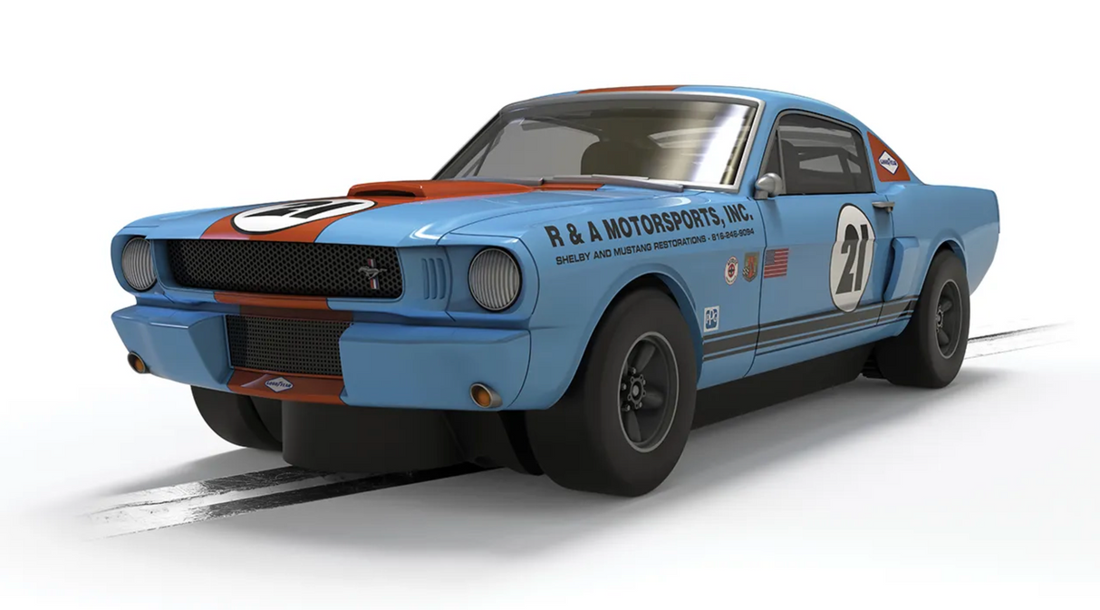 Scalextric Shelby GT350 - Gulf Edition - C4570 - Slick-Shifts Hobby Products
