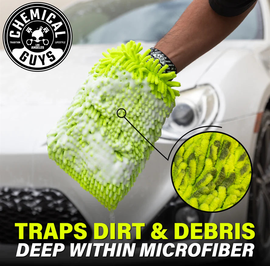 Chemical Guys Chenille Microfibre Premium Scratch-Free Wash Mitt